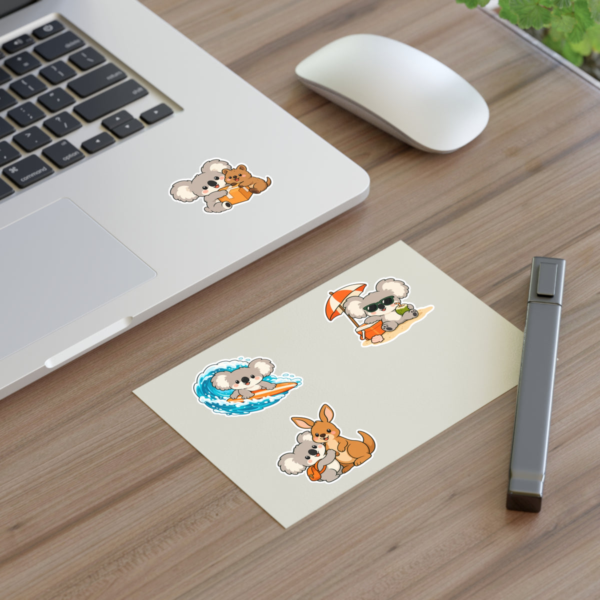 코알라서울 호주 친구들 스티커 4종 시트 | Aussie Friends Sticker Sheet