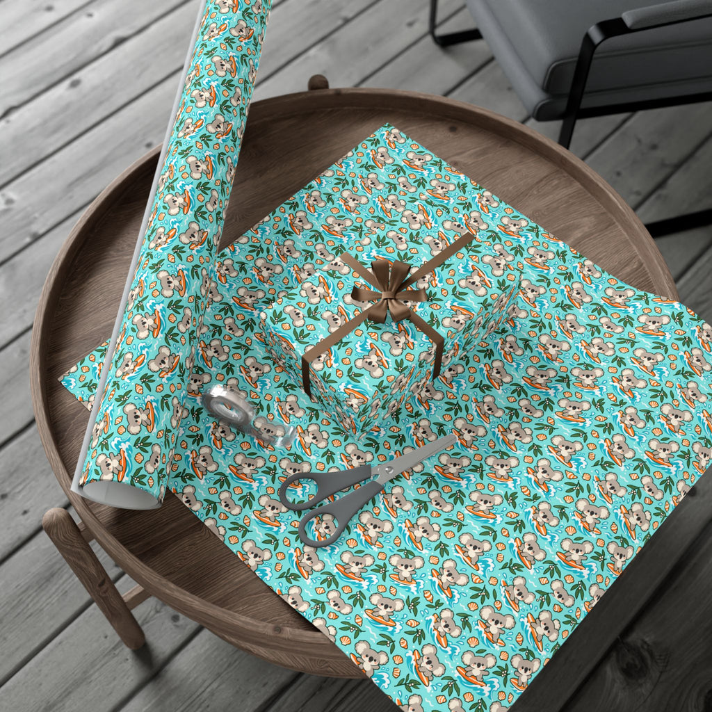 코알라서울 코스탈 서핑 선물 포장지 롤 | Coastal Surf Gift Wrap Roll