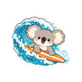 코알라서울 서핑 코알라 스티커 · 3인치 | Surfing Koala Sticker