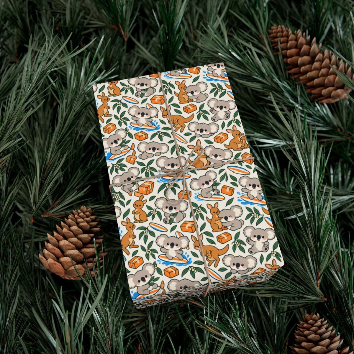 코알라서울 호주 친구들 선물 포장지 롤 | Aussie Friends Gift Wrap Roll