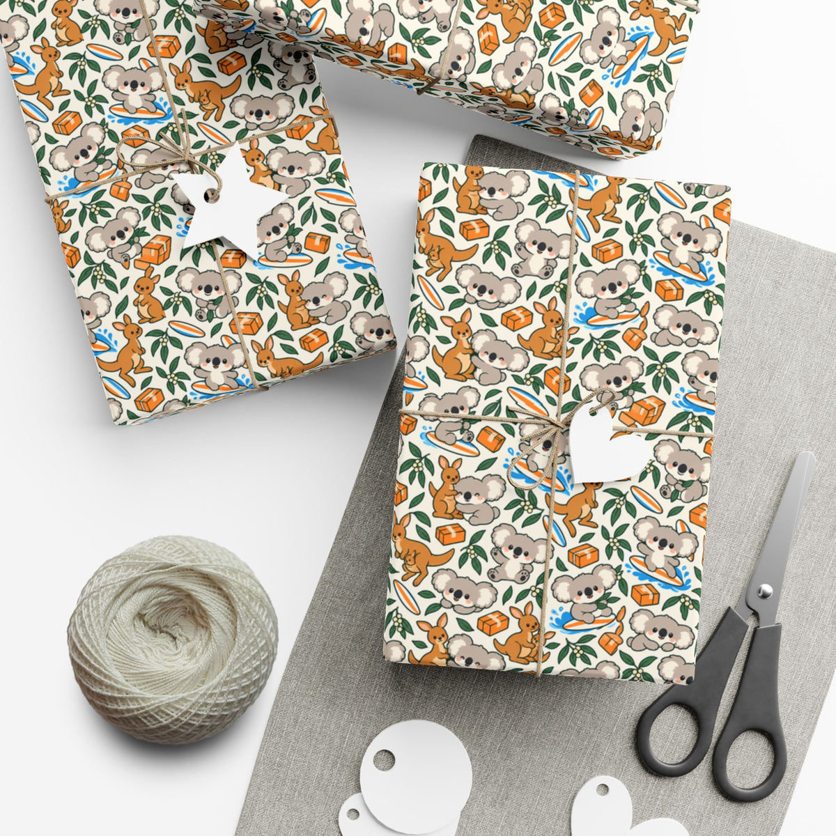 코알라서울 호주 친구들 선물 포장지 롤 | Aussie Friends Gift Wrap Roll