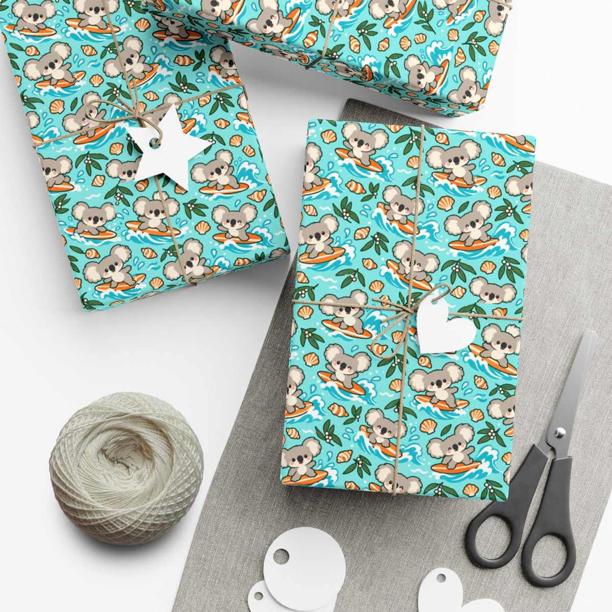 코알라서울 코스탈 서핑 선물 포장지 롤 | Coastal Surf Gift Wrap Roll