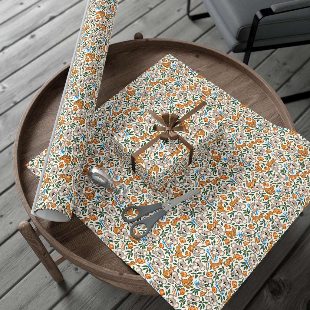 코알라서울 호주 친구들 선물 포장지 롤 | Aussie Friends Gift Wrap Roll