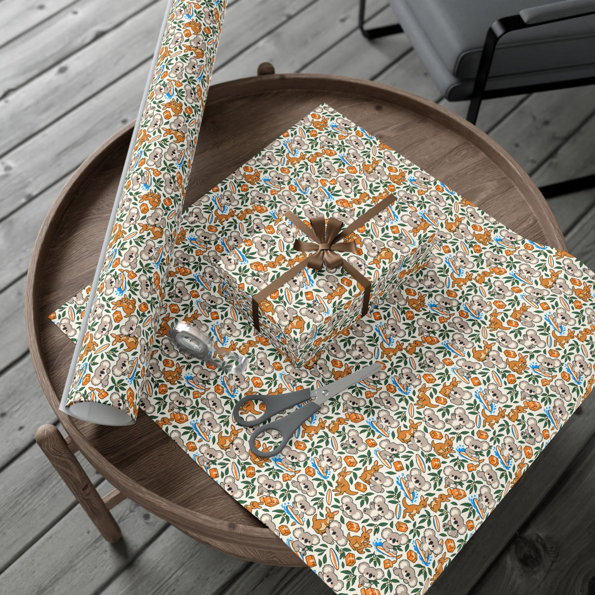 코알라서울 호주 친구들 선물 포장지 롤 | Aussie Friends Gift Wrap Roll