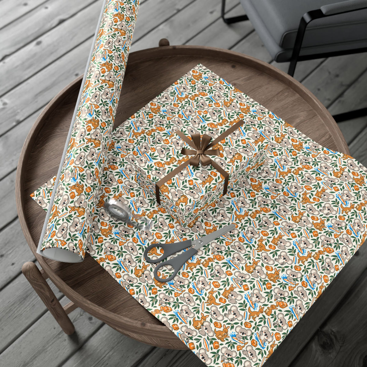 코알라서울 호주 친구들 선물 포장지 롤 | Aussie Friends Gift Wrap Roll