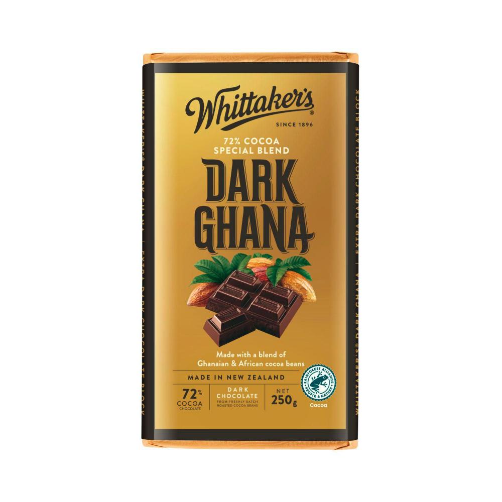 휘태커스 다크 가나 72% 초콜릿 250g